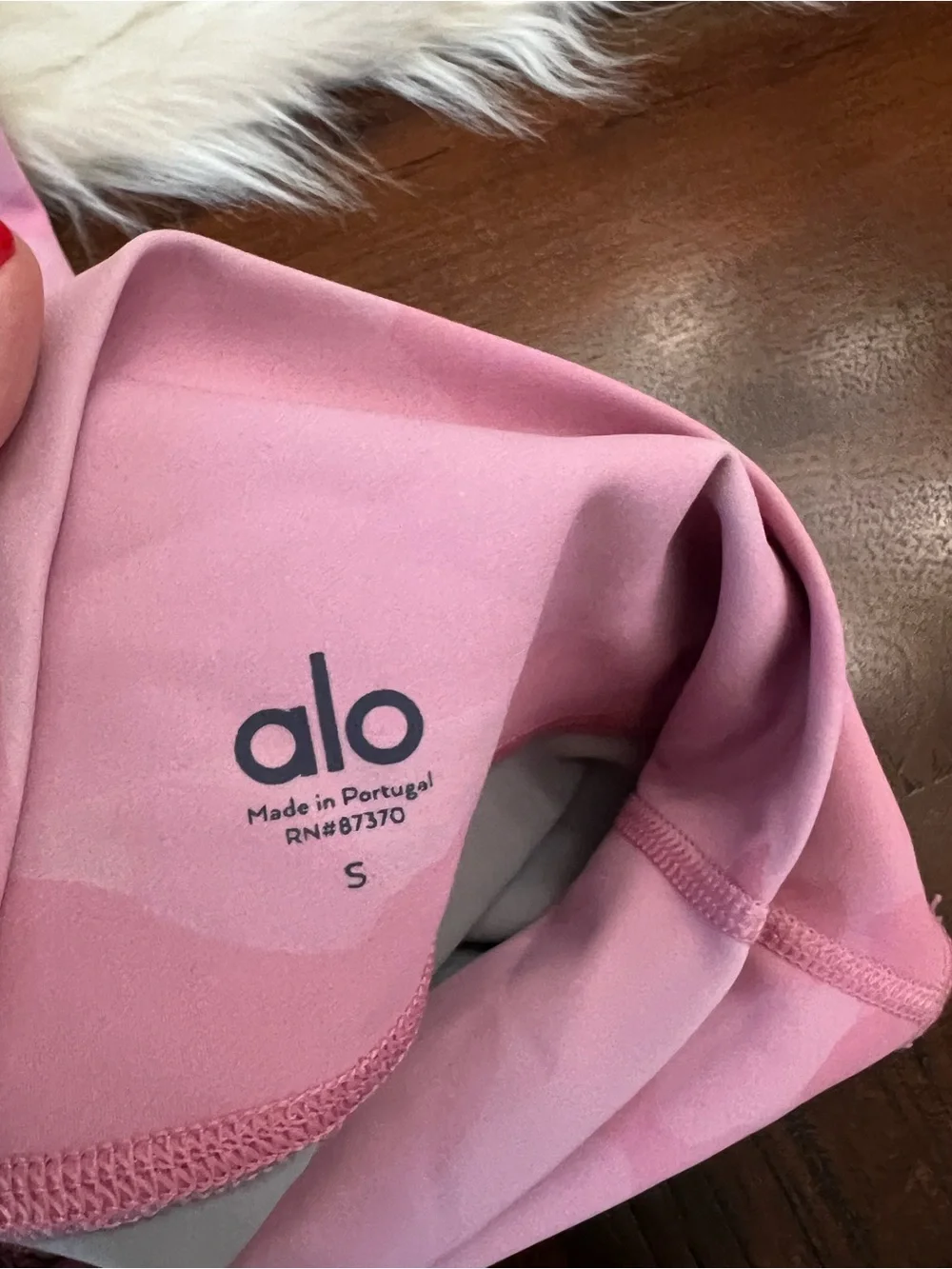 Alo Yoga Pink Camo High Waist Vapor Leggings Size Small
